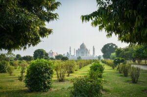 The Taj Mahal from Delhi