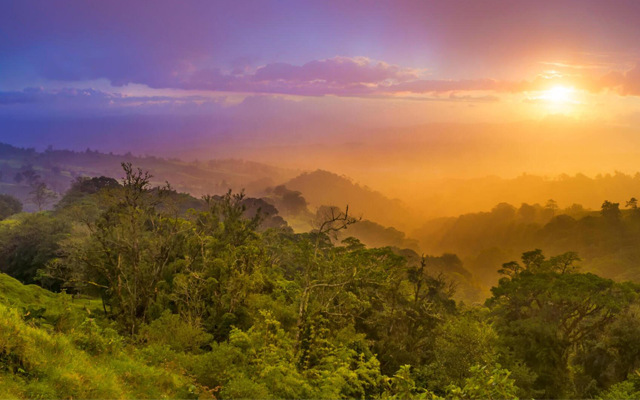 Natural beauty of Alajuela City In Costa Rica